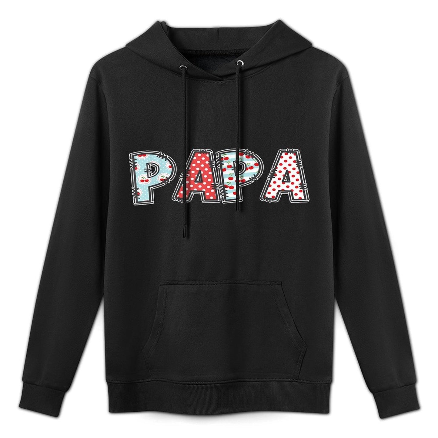 Boho Cherry Daddy Papa Halloween Costume Colorfast Hoodie