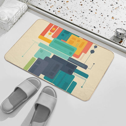 Meet Me At The Bridge  Absorbent Bath Mat