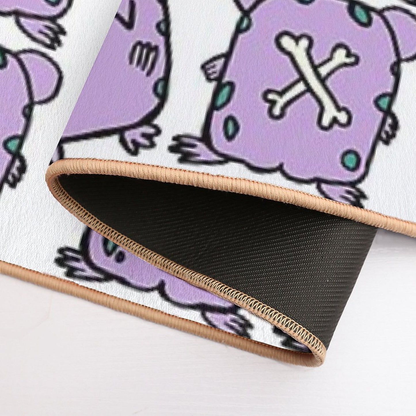 Croaker Pattern (frog And Toad) Durable Bath Mat