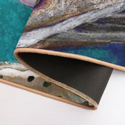 The Steelhead Trout  Easy Maintenance Bath Mat