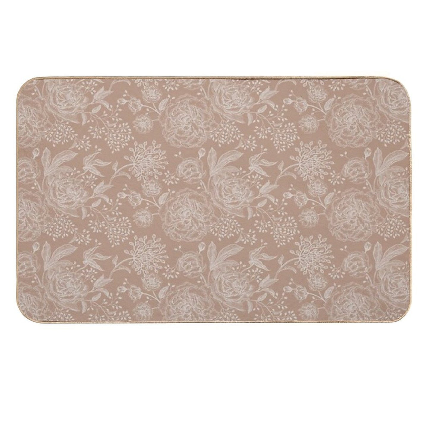 Toile Floral  Versatile Bath Mat