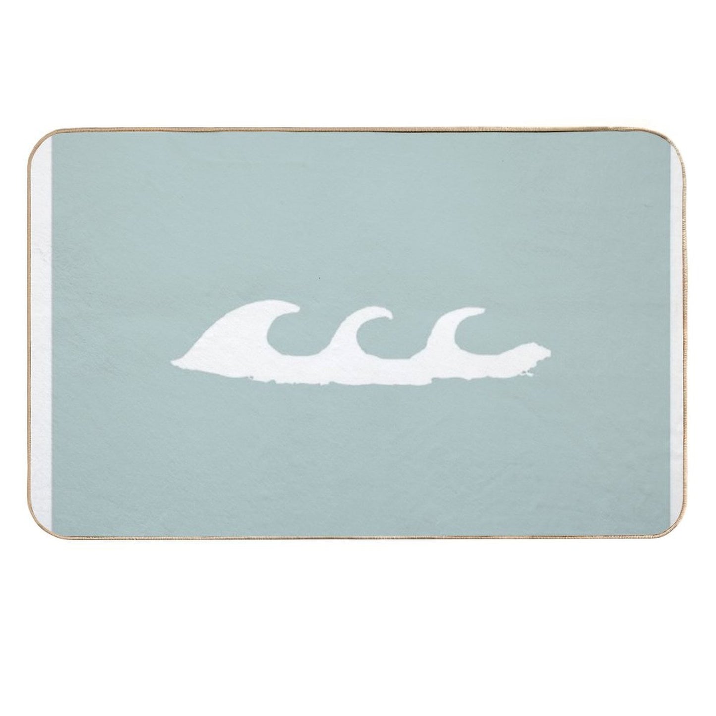 Waves  Dirt-Trapping Bath Mat