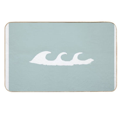 Waves  Dirt-Trapping Bath Mat