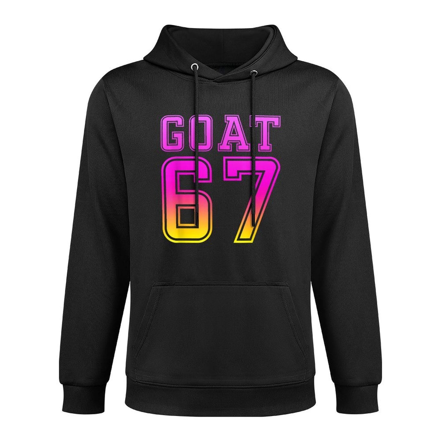 Cool Six Seven 6 7 Ice-Cream Goat 67 Meme Rizz Funny Easy Care Hoodie