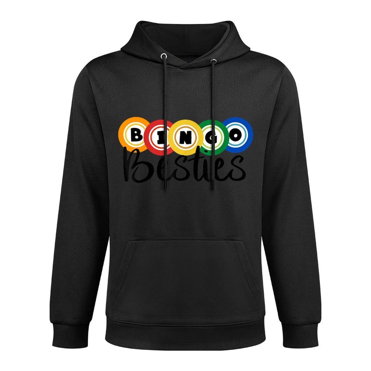 Bingo Besties Bingo Buddy Funny Bingo Easy Care Hoodie