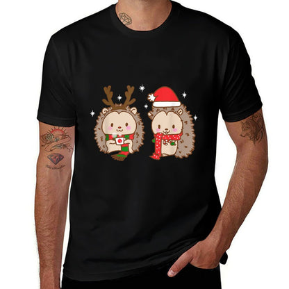 Hedgehog Christmas  Stretchy T-Shirt