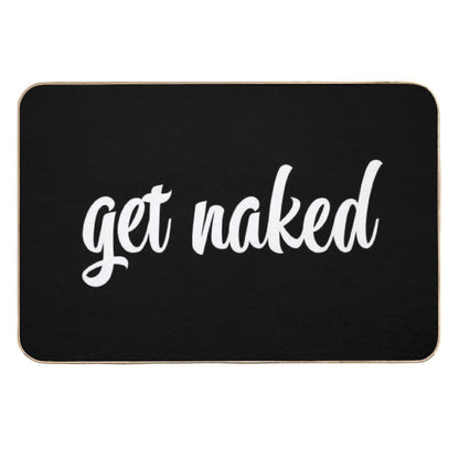 Get Naked Black  Slip-Resistant Bath Mat