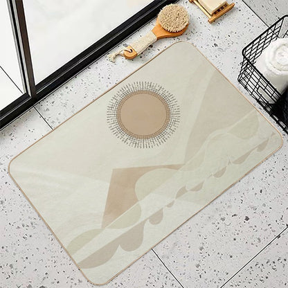 NUDE TROPICS (Series 02V1)- Tropical  Easy To Clean Bath Mat