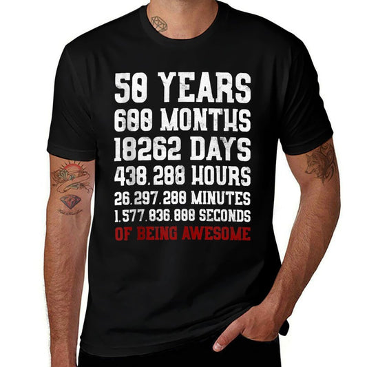 50 Years of Being Awesome 50th Birthday Party  Classic T-Shirt