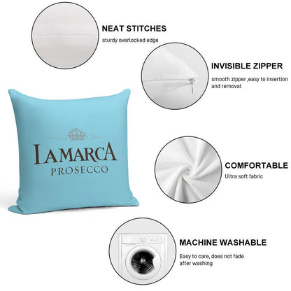 La Marca Prosecco Soft Warmth Comfort Throw Pillow