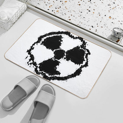 Toxic Hazard Embled  Anti-Trip Bath Mat