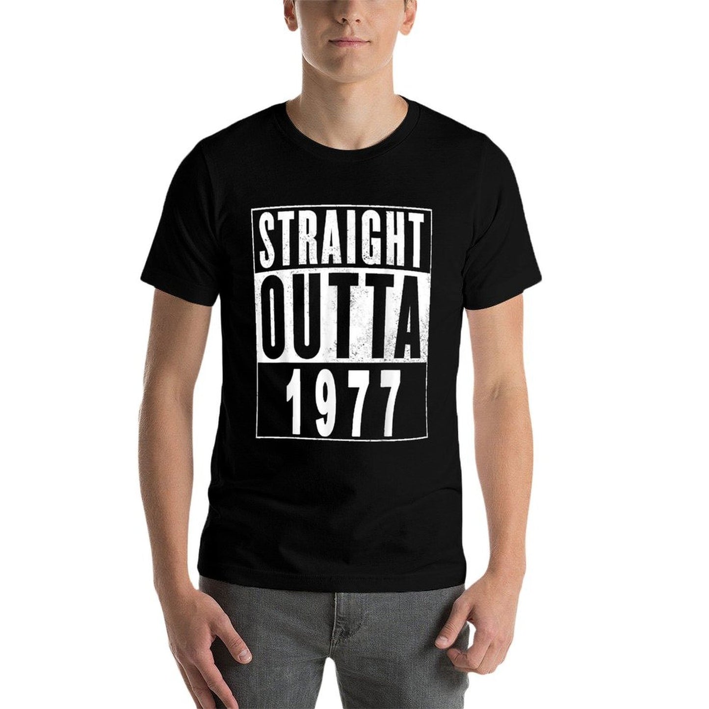 Straight Outta 1977 - 40th Birthday Gift  Vintage-inspired T-Shirt