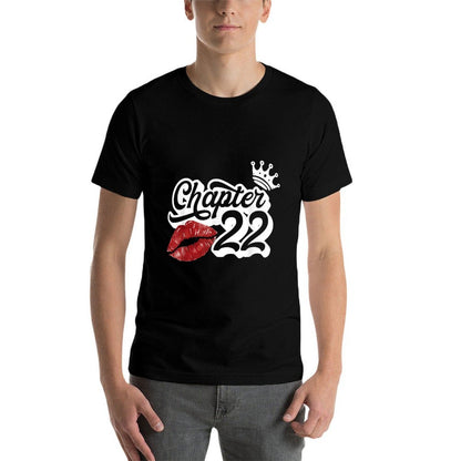 Vintage Chapter 22 Classy Lips Happy Birthday 22 Years Born  Breathable T-Shirt