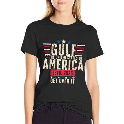 Gulf of US America 2025 Patriotic Vintage-inspired T-Shirt