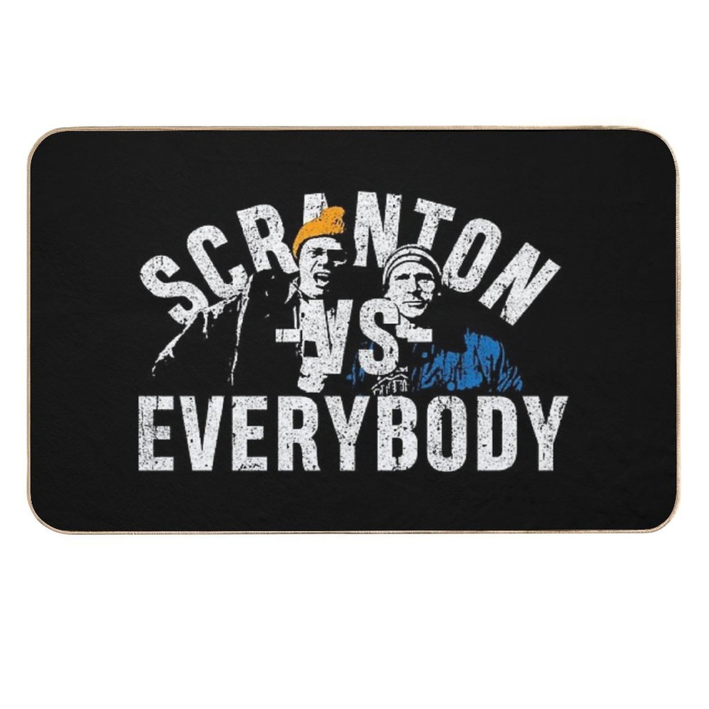 Scranton VS Everybody  Repositionable Bath Mat