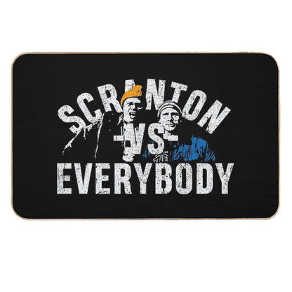 Scranton VS Everybody  Repositionable Bath Mat