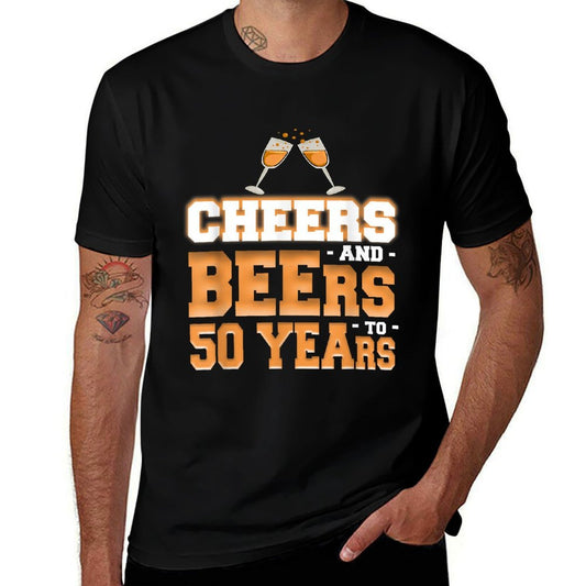 50th Birthday T - Cheers And Beers To 50 Years  Odor-resistant T-Shirt