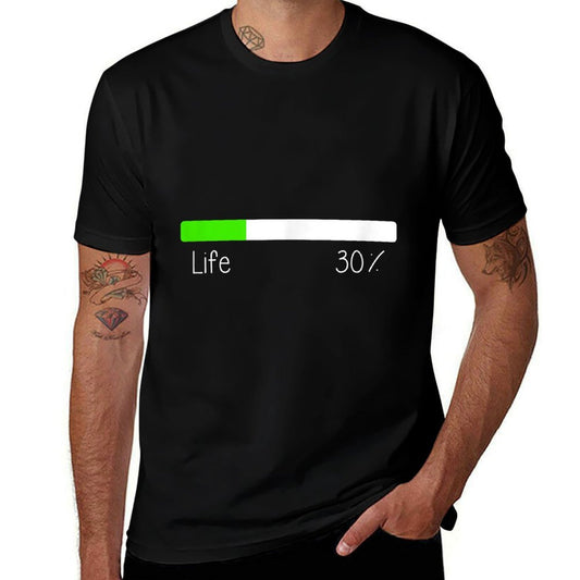Funny Life 30 Loading 1991  Happy 30th Birthday  Eco-friendly Material T-Shirt