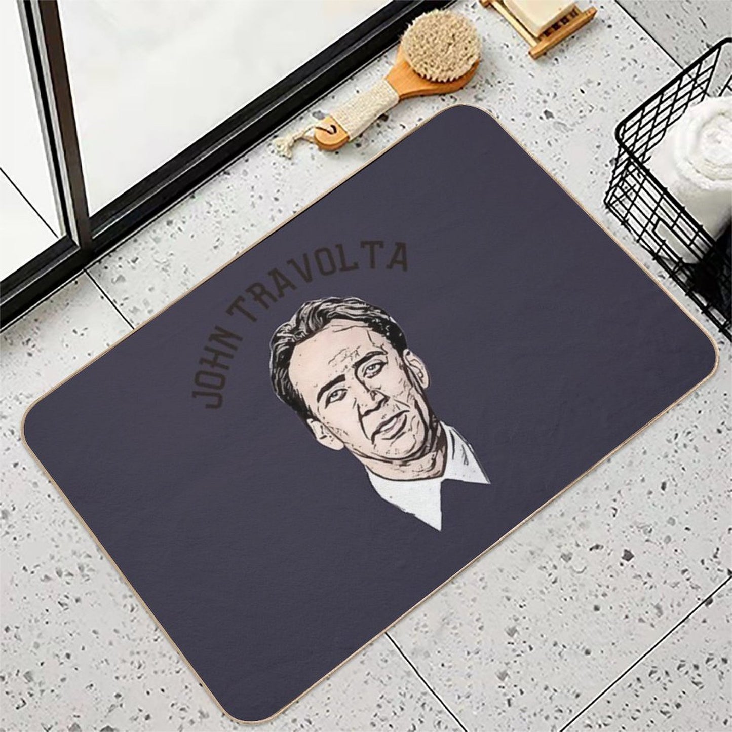 Lover Gifts Nicholas Cage Gift For Halloween  Fade-Resistant Bath Mat