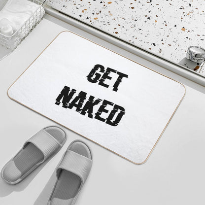 Get Naked  Easy To Clean Bath Mat