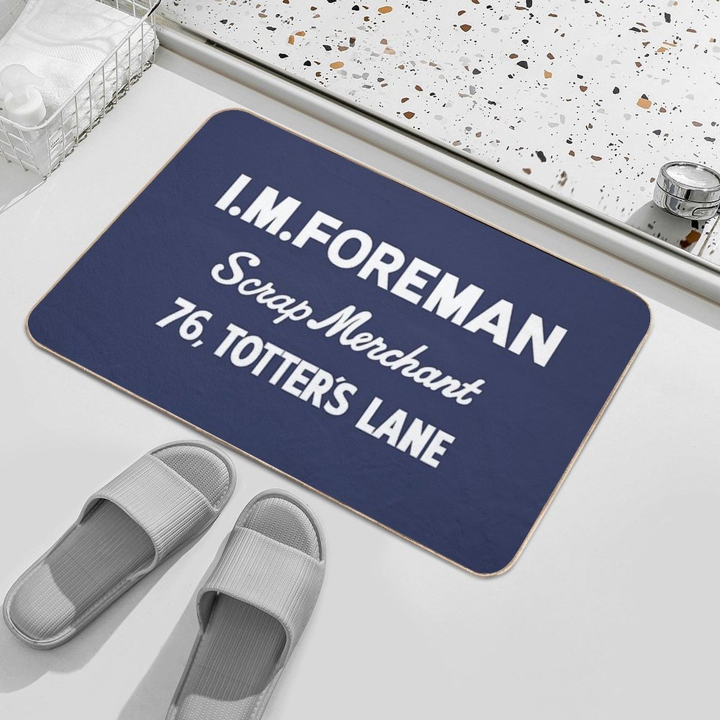 Totter's Lane (Clean)  Dirt-Trapping Bath Mat