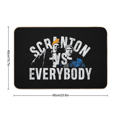 Scranton VS Everybody  Repositionable Bath Mat