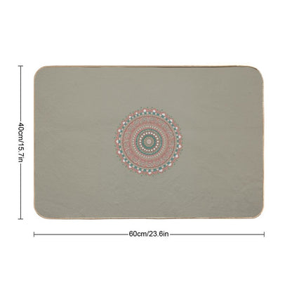 Mandala Art  Fade-Resistant Bath Mat