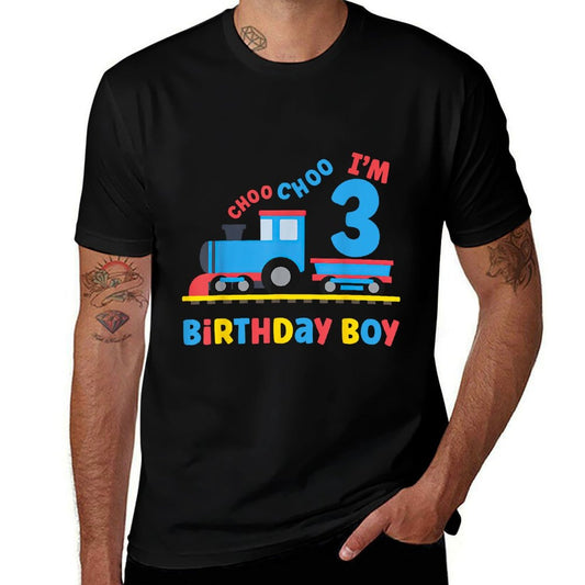 It's My 3rd Birthday Boy Choo Choo Train 3 Years Old Kids  Lightweight T-Shirt