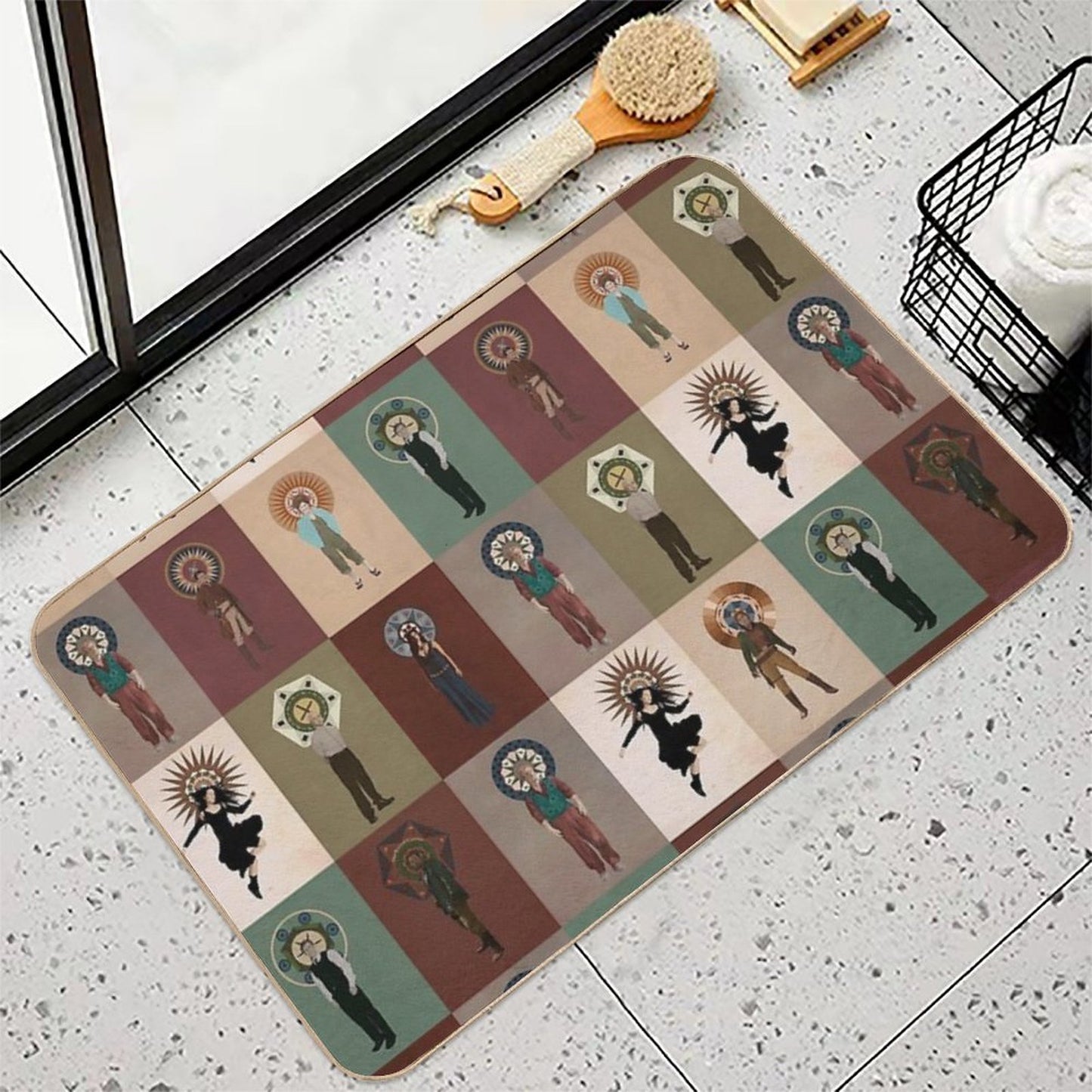The Saints of Serenity  Stain-Proof Bath Mat