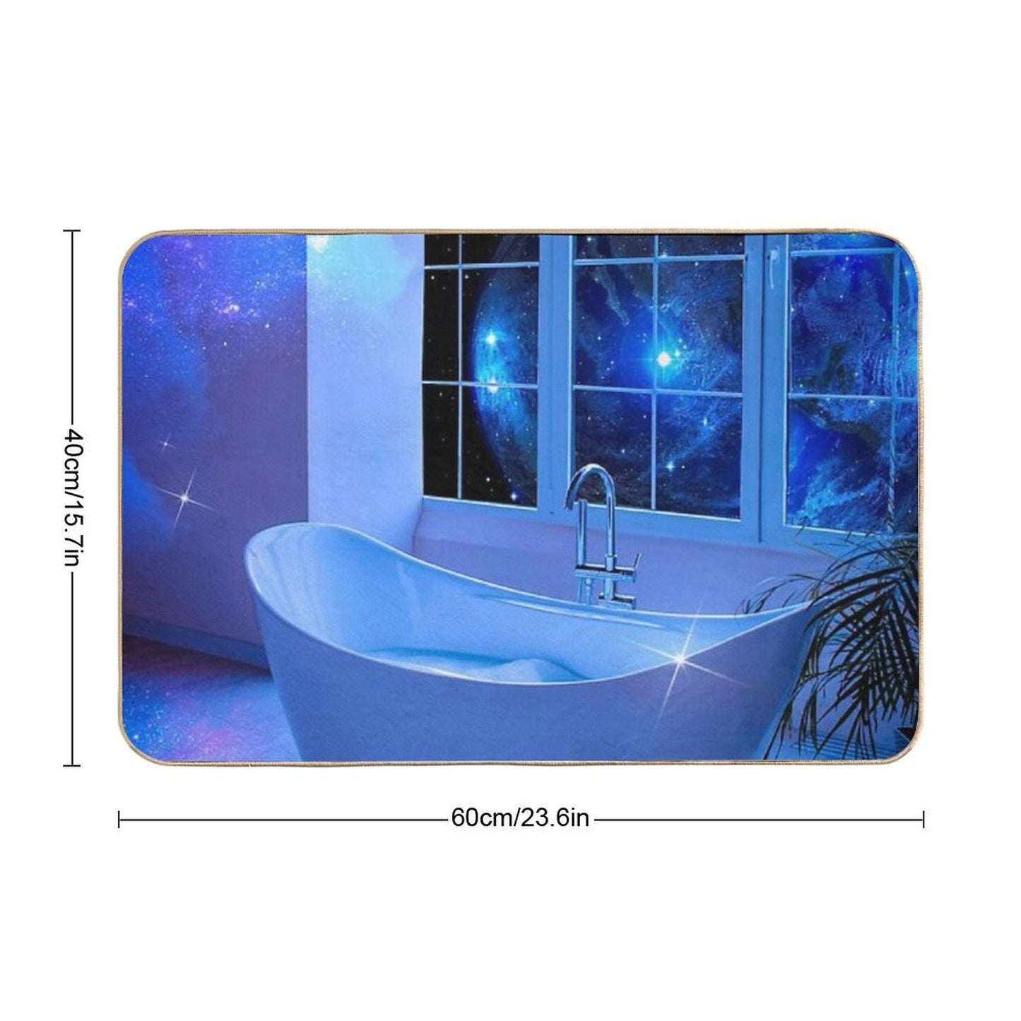 Celestial Bath  Odorless Bath Mat