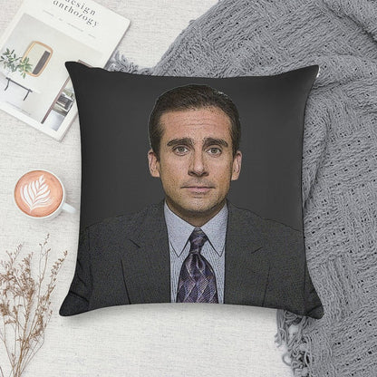 MICHAEL SCOTT Steve Carell The Office TV Show NBC Soft Style Accent Throw Pillow