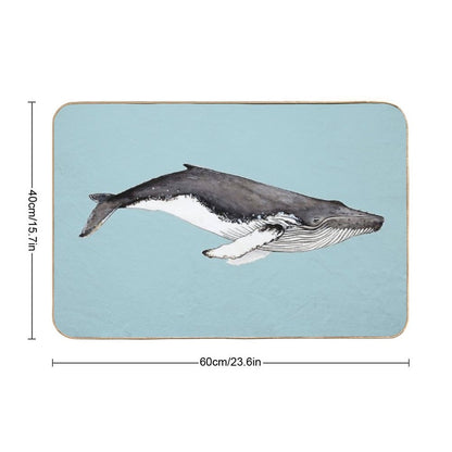 Humpback Whale (Megaptera Novaeangliae)  Multi-Purpose Bath Mat