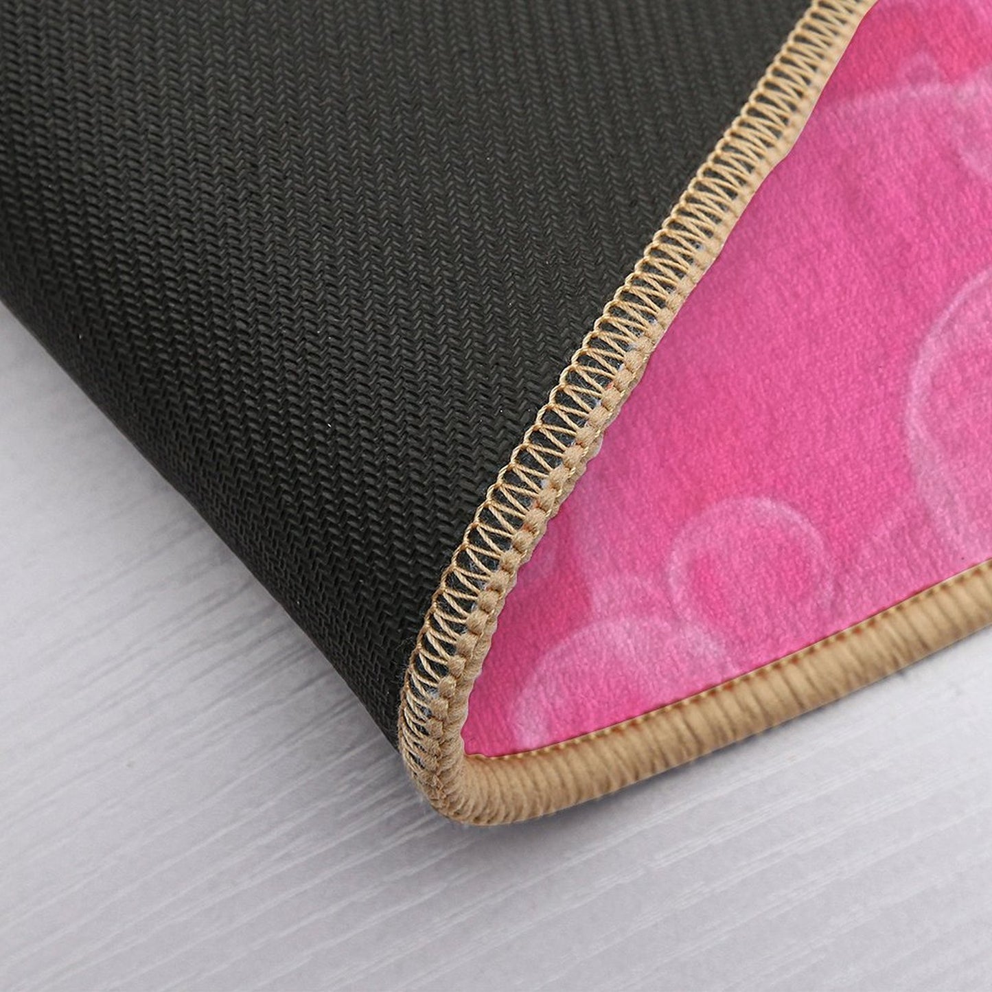 Pink Bubbles Spread Pattern Background Wallpaper  Eco-Friendly Bath Mat