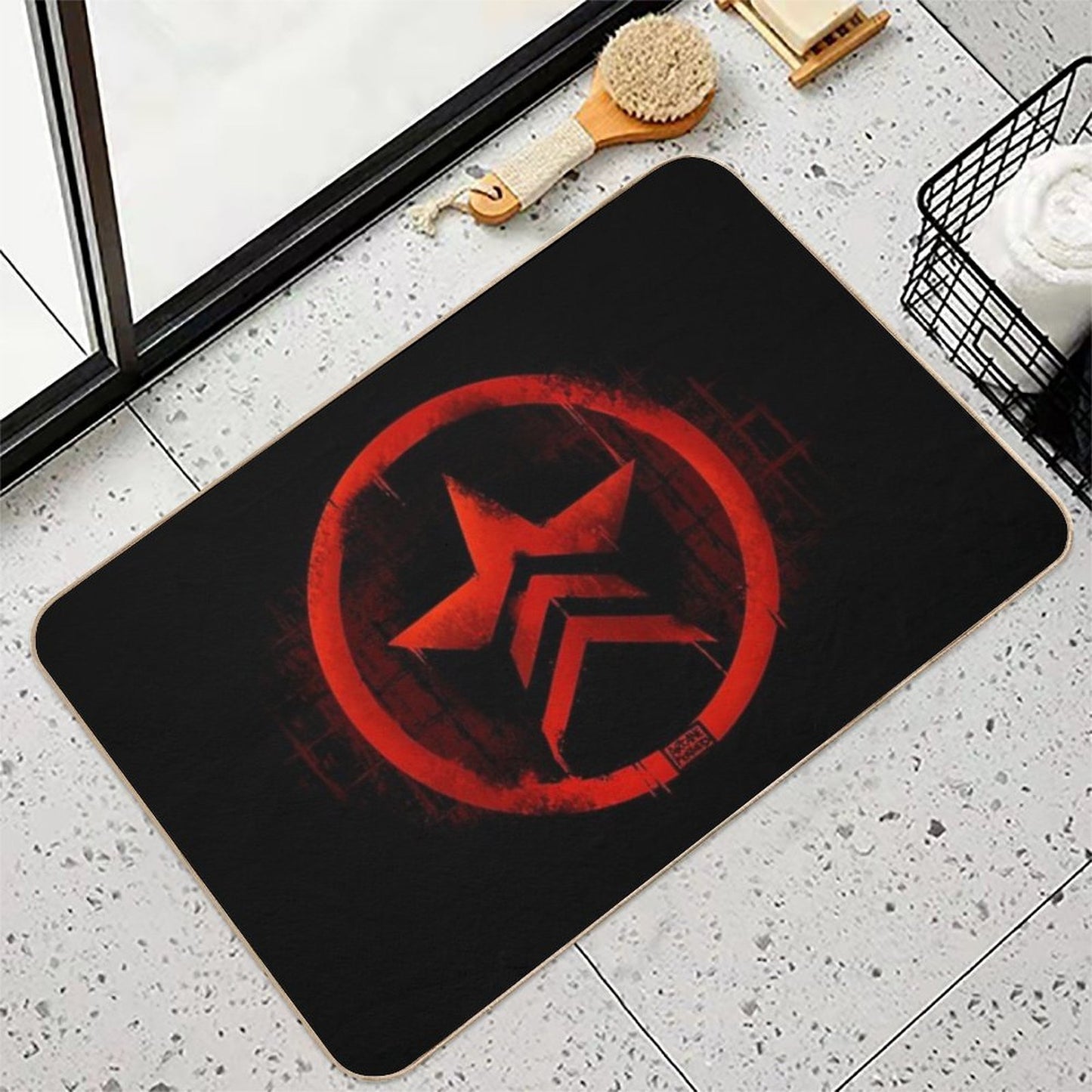 Mass Effect Renegade  Eco-Friendly Bath Mat