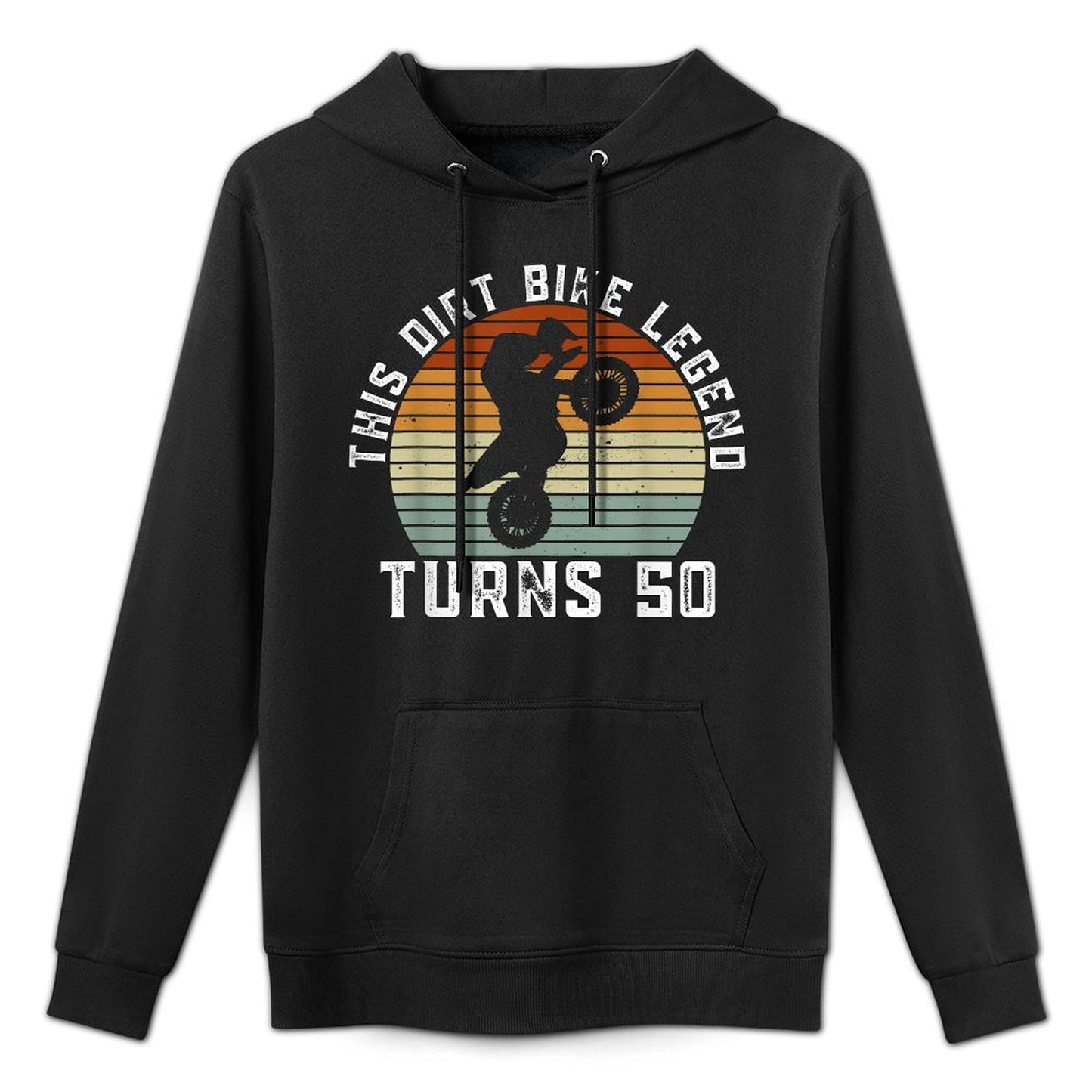 This Dirt Bike Legend Turns 50 - Motocross 50th Birthday Shape Retention Hoodie