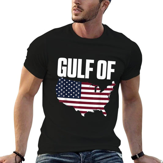 Gulf of United States of America Ribbed Collar T-Shirt
