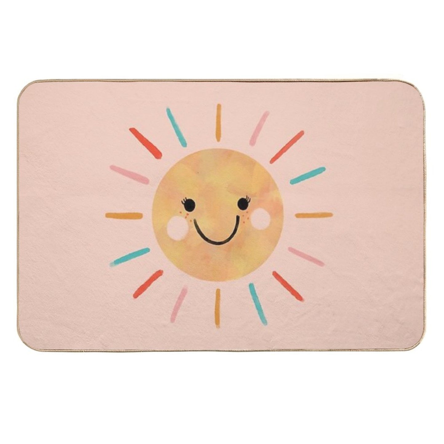 Happy Sunshine Durable Bath Mat