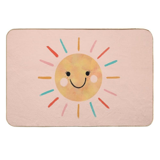 Happy Sunshine Durable Bath Mat