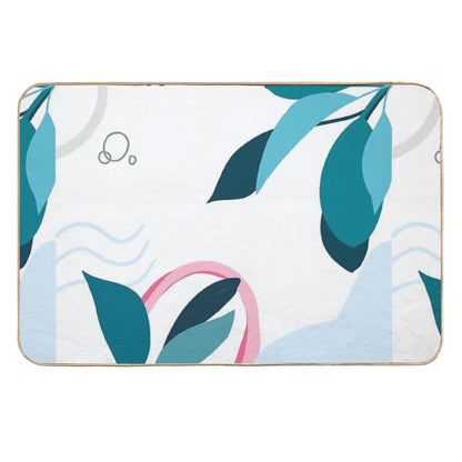 Color Pallete Organic Abstract Art Minimalist  Versatile Bath Mat