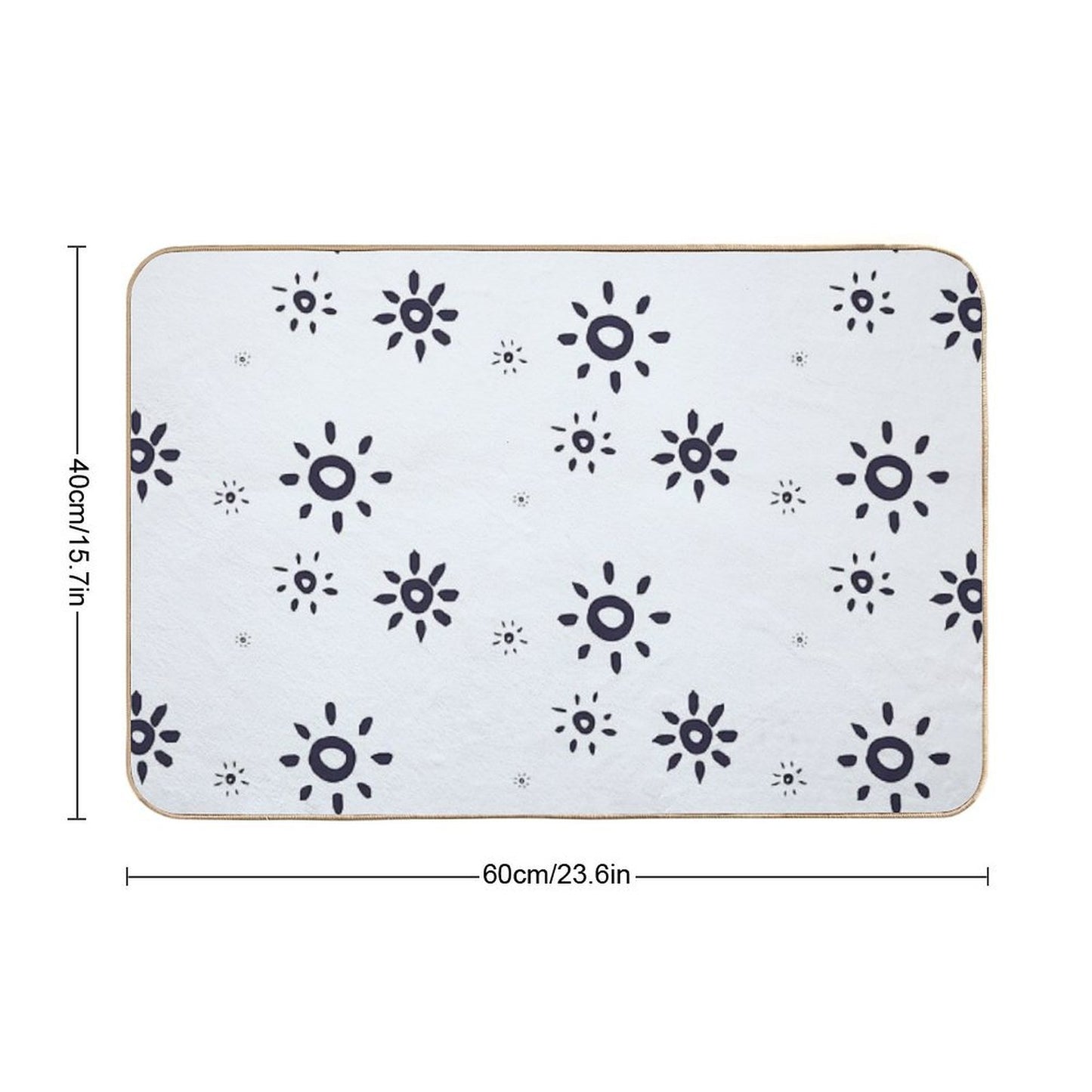 Blue Sun  Slip-Resistant Bath Mat