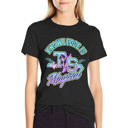 My Little Pony Twilight Sparkle Knowledge Is Magical Premium  Cotton T-Shirt