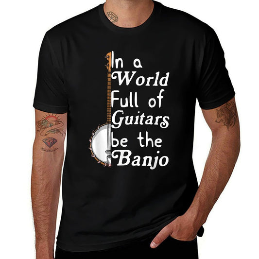 Banjo Tshirt For Men Bluebird Tennesse Mandolin Bluegrass  Versatile T-Shirt