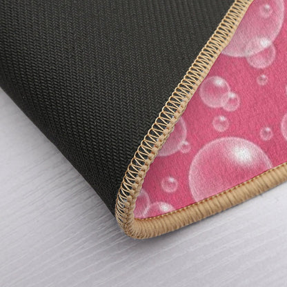 Ombre Pink Bubbles  Absorbent Bath Mat
