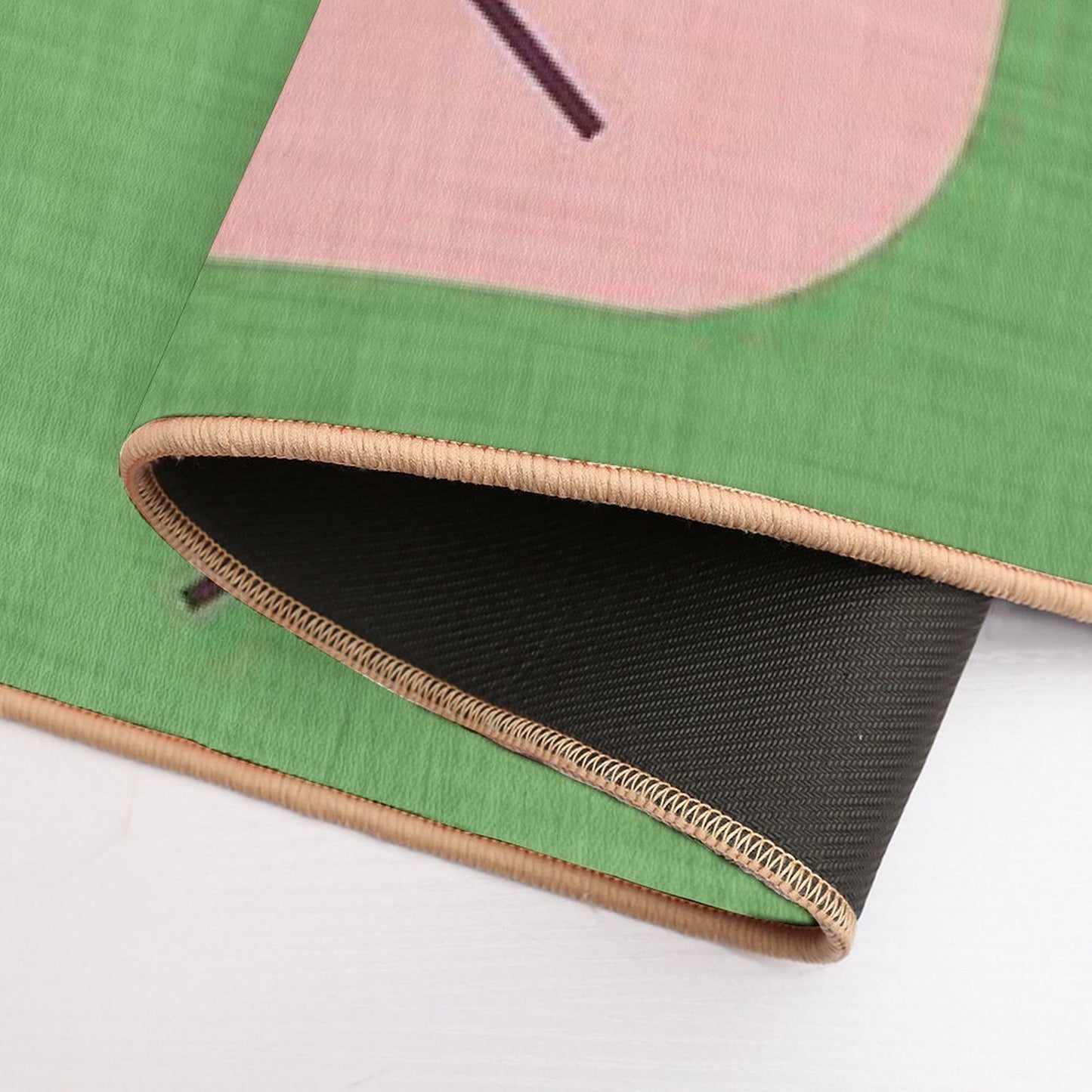 Flower Eggs Green-Pink #midcenturymodern  Versatile Bath Mat