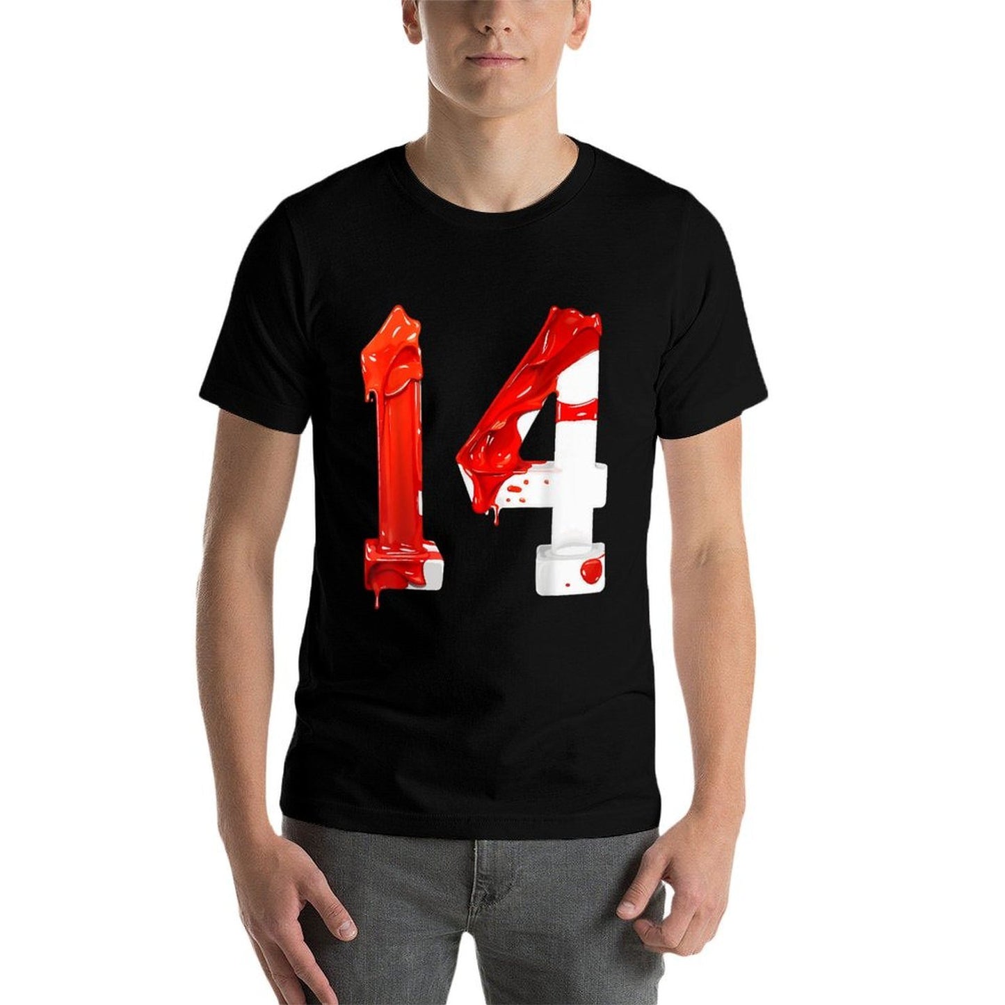 NUMBER 14 YEARS OLD 14TH BIRTHDAY  Lightweight T-Shirt