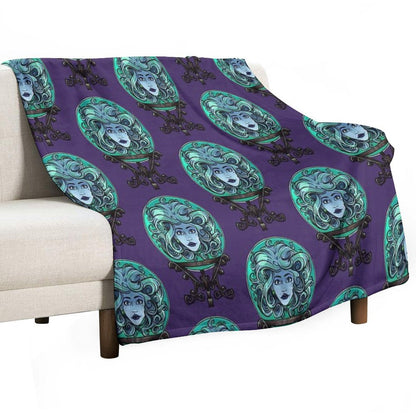 Madame Leota, No Background Comfort Throw Blanket