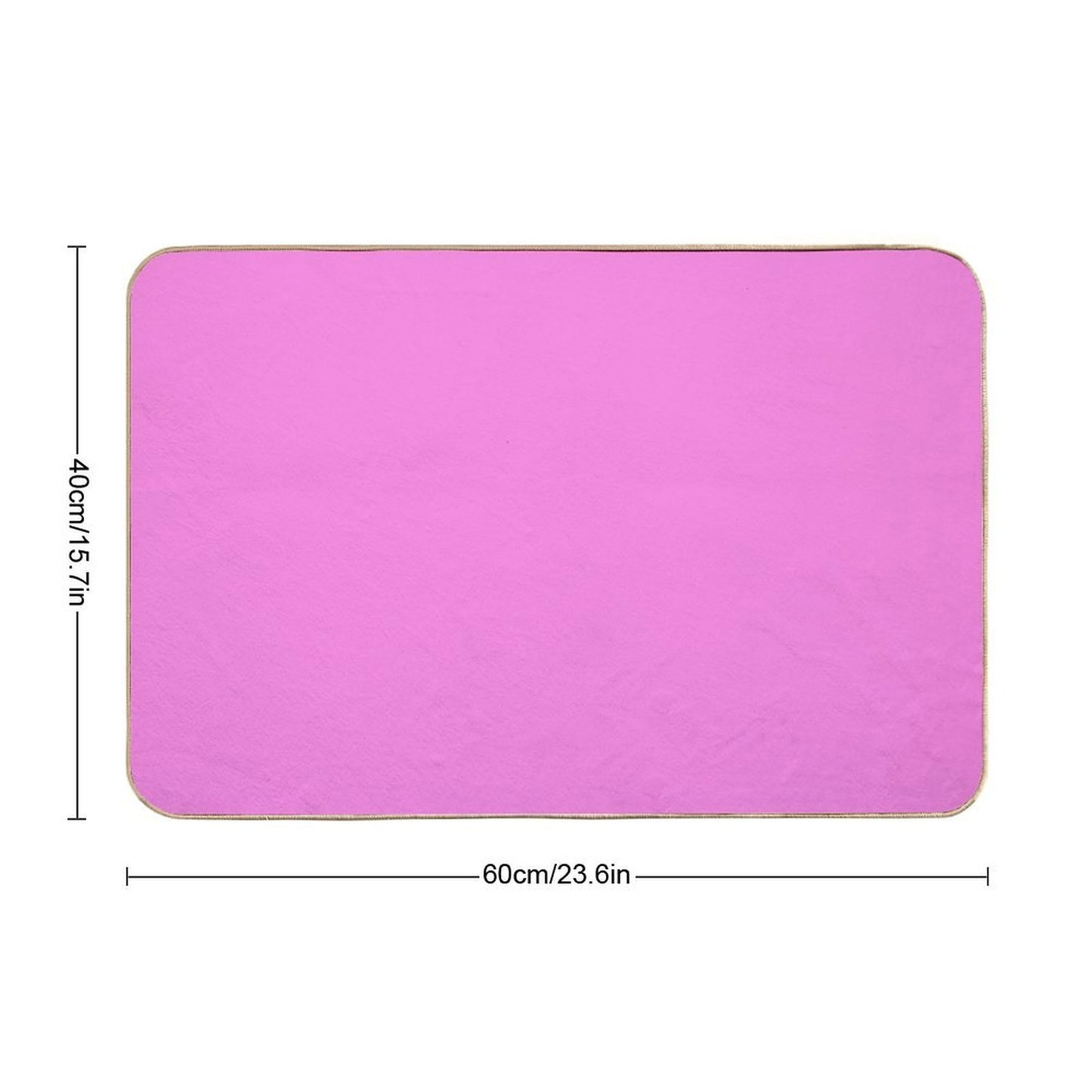 Pink  Anti-Trip Bath Mat