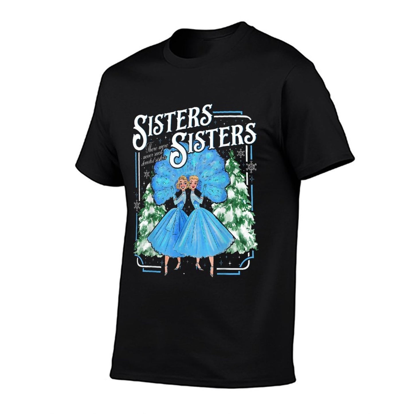 Sisters White Xmas Merry Christmas Snowflake Pajamas Holiday  Durable T-Shirt