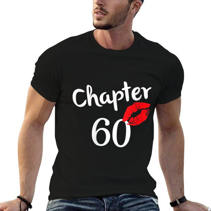 Womens Chapter 60 Years 60th Happy Birthday Lips Girls Born In 1961  Oversized Silhouette T-Shirt
