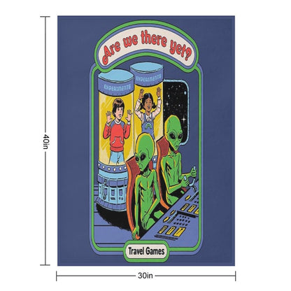 Are We There Yet Machine-washable Throw Blanket
